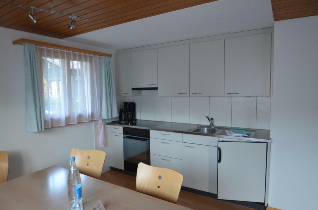 Ferienwohnungen Hotel Alpina Adelboden Bagian luar foto