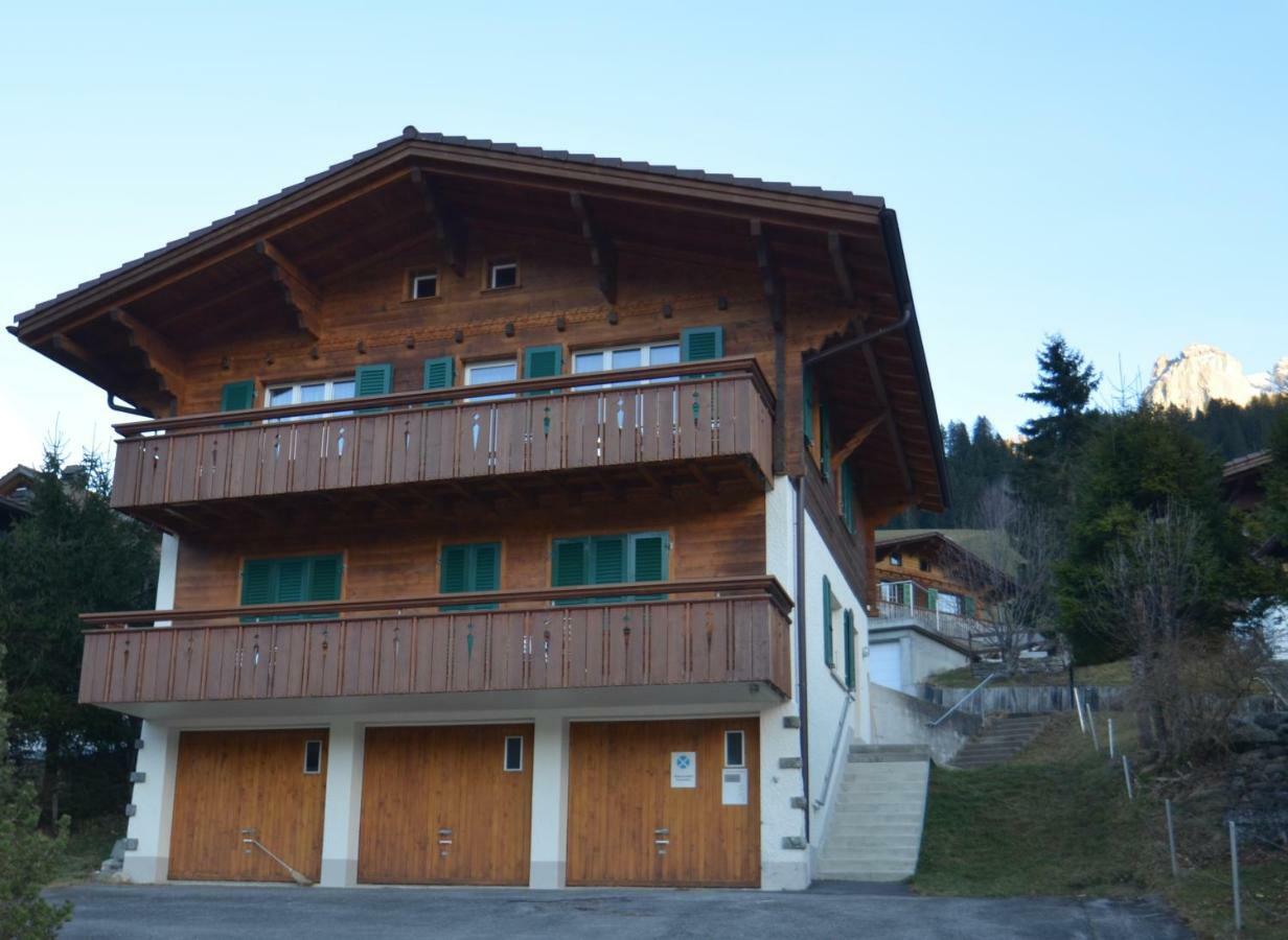 Ferienwohnungen Hotel Alpina Adelboden Bagian luar foto