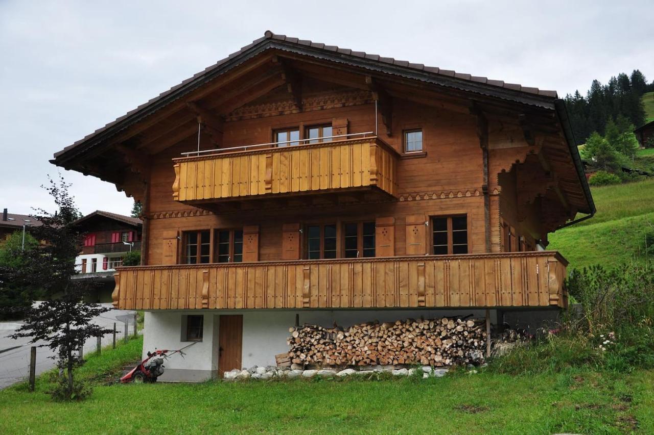 Ferienwohnungen Hotel Alpina Adelboden Bagian luar foto