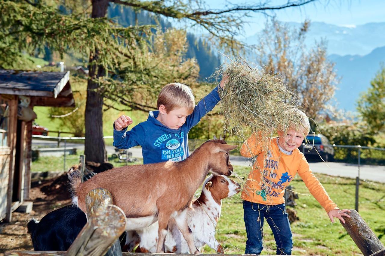 Ferienwohnungen Hotel Alpina Adelboden Bagian luar foto