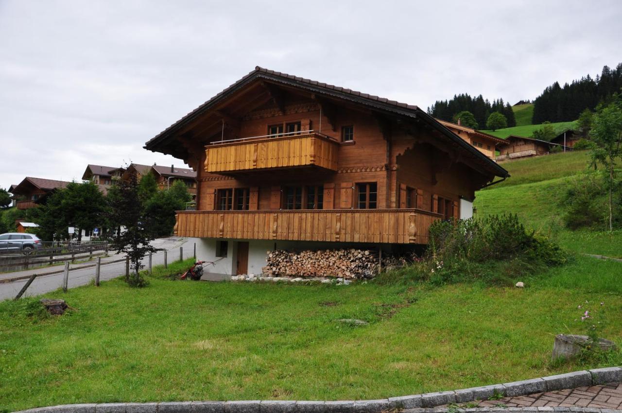Ferienwohnungen Hotel Alpina Adelboden Bagian luar foto